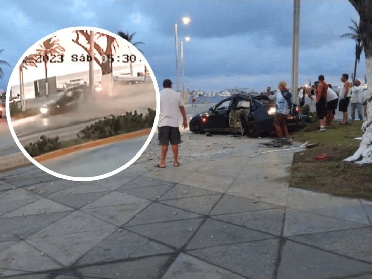 Revelan grabación del accidente que dejó 2 muertos en bulevar de Veracruz (+Video)