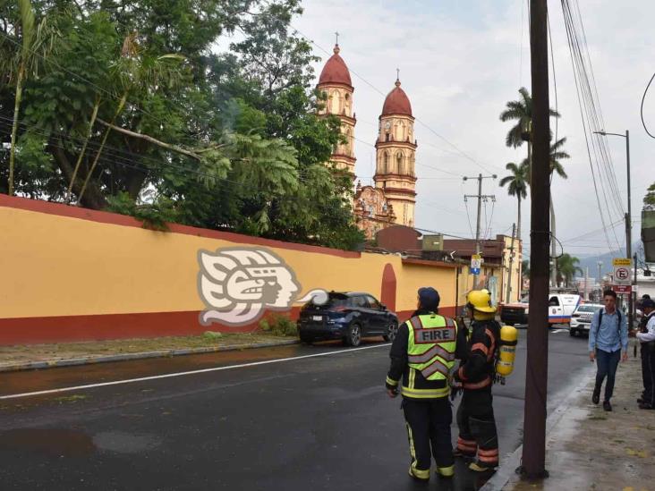 Fuerte tromba deja diversas afectaciones en Orizaba (+Video)