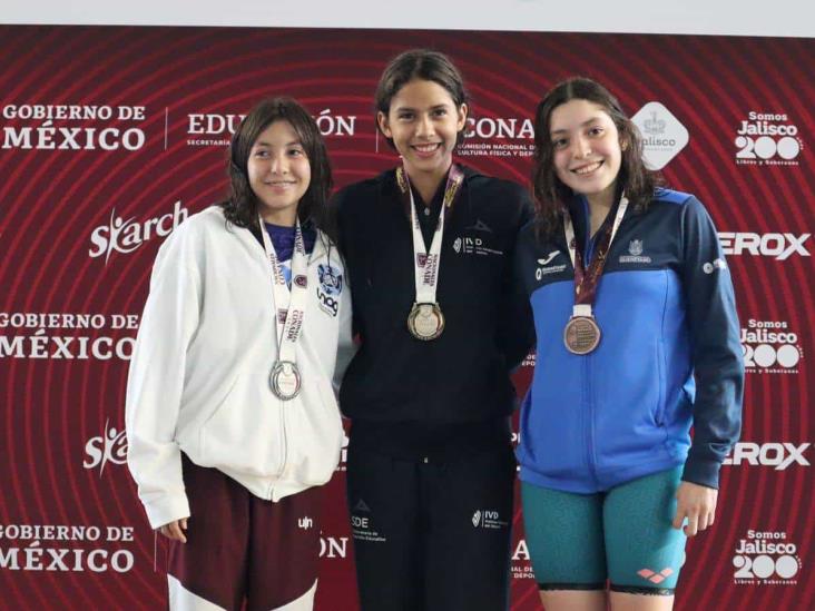 Consigue Veracruz medallas en natación
