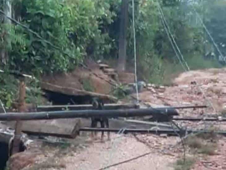 Tormenta eléctrica provoca daños en Chinameca