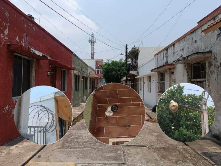 Colonia Centro de Veracruz: sin alumbrado y vigilancia ladrones acechan a vecinos