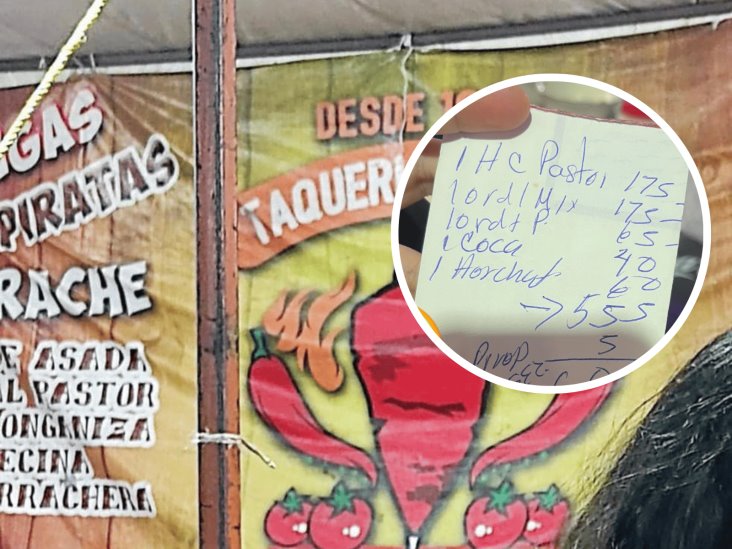 Paga 175 pesos por un huarache en la Expo Ganadera Ylang Ylang, en Boca del Río