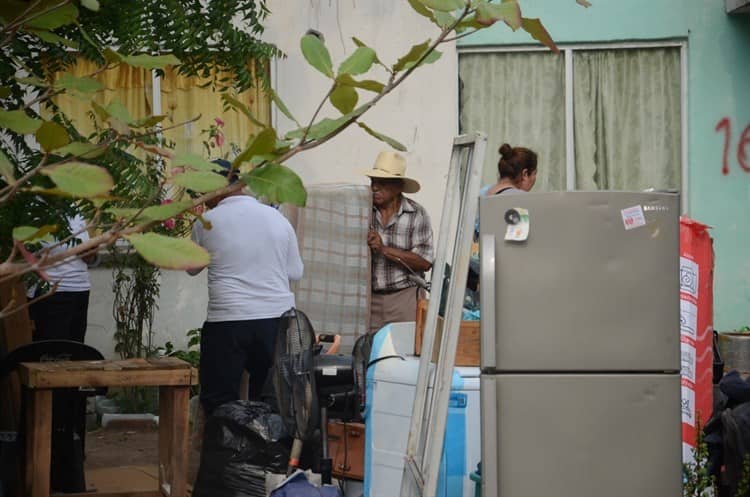 Desalojan a familias en el fraccionamiento Hacienda Sotavento, en Veracruz(+Video)