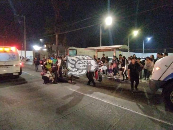 Atropellan a 2 en calles de Orizaba