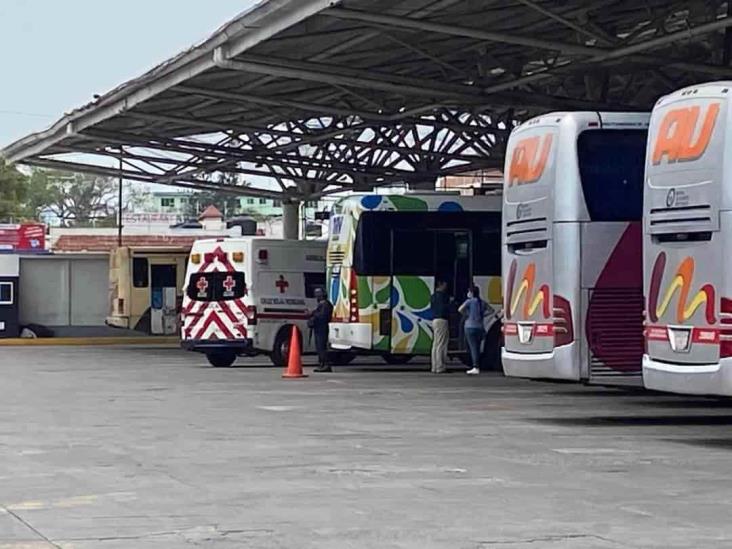 Mujer que murió a bordo de autobús en Veracruz ya fue identificada