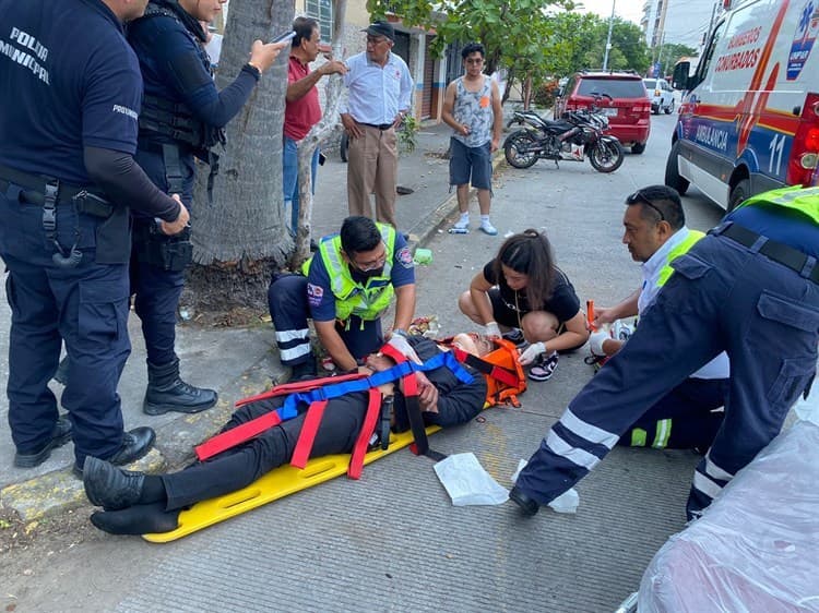 Motociclista muere atropellado en fraccionamiento de Veracruz