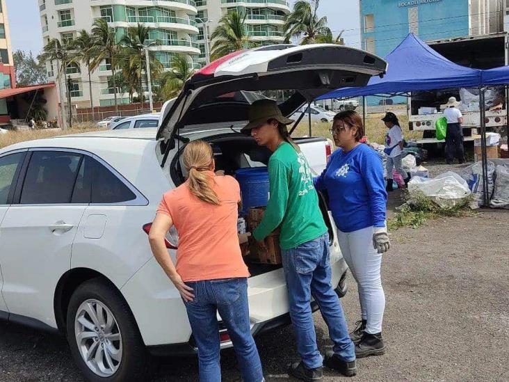Reciclemos y Ayudemos recolecta materiales reciclables en Boca del Río