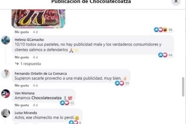 Tras polémica, clientes defienden a pastelería de Coatzacoalcos
