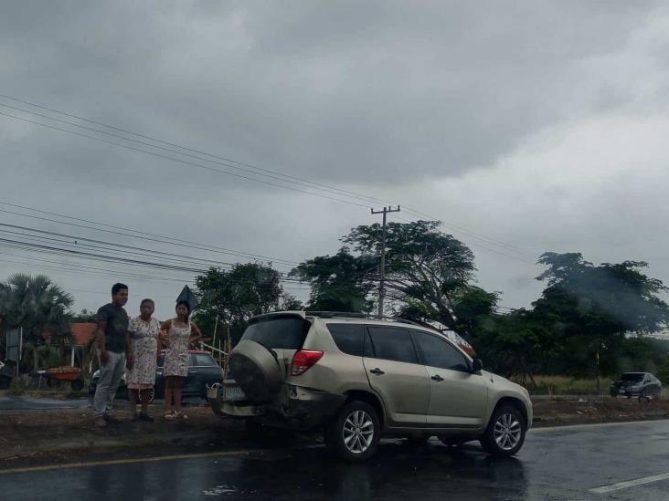 Se registra choque por alcance en carretera de Paso del Toro