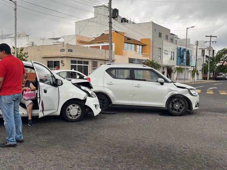 Se registra choque en fraccionamiento Virginia de Boca del Río; hay un lesionado