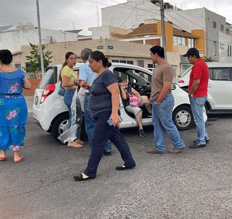 Se registra choque en fraccionamiento Virginia de Boca del Río; hay un lesionado