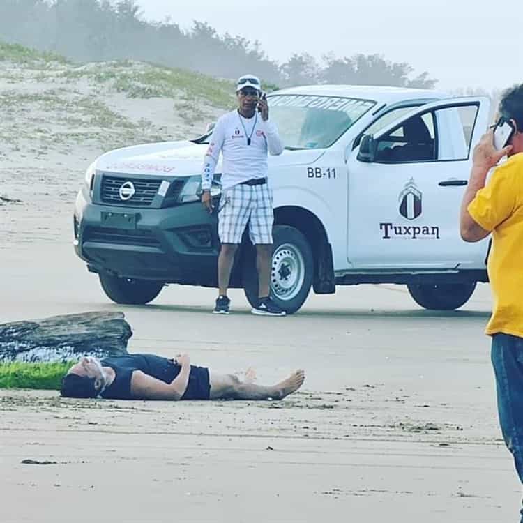 Muere ahogado turista mexiquense en playa al norte de Veracruz