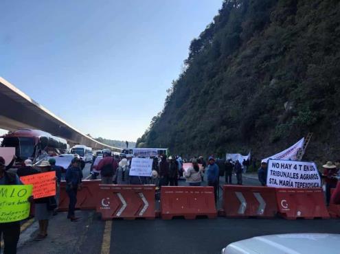 Liberan la México-Toluca tras 6 horas de bloqueo