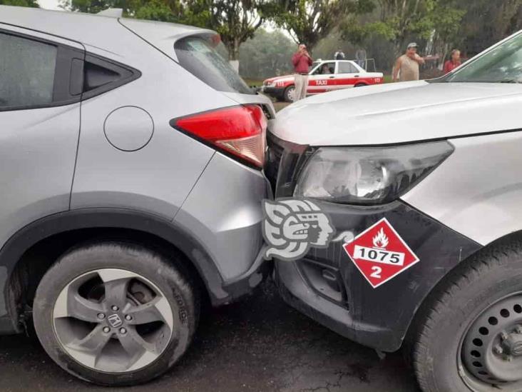 Se registra carambola en la carretera Fortín-Huatusco (+Video)