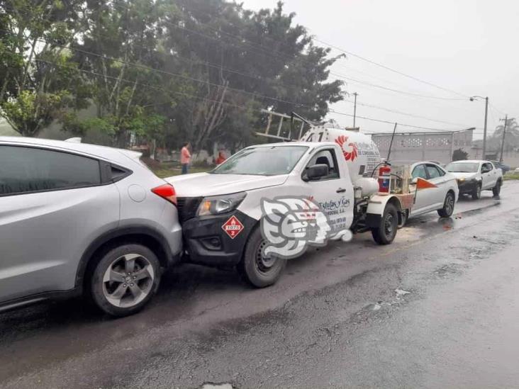 ¡Carambola! Se registra accidente en la carretera Fortín-Huatusco