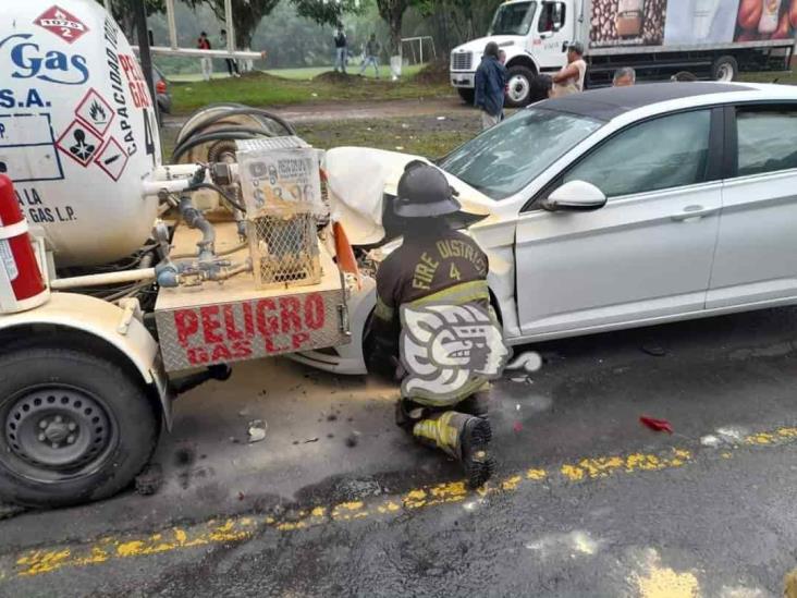 Se registra carambola en la carretera Fortín-Huatusco (+Video)