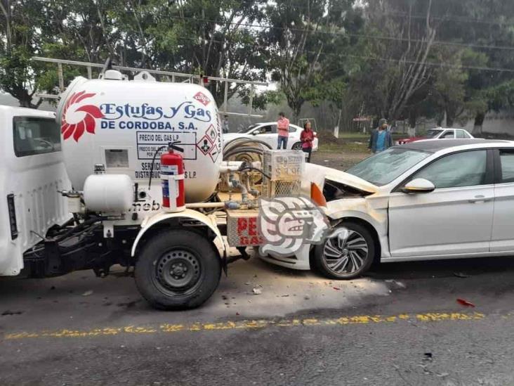 ¡Carambola! Se registra accidente en la carretera Fortín-Huatusco