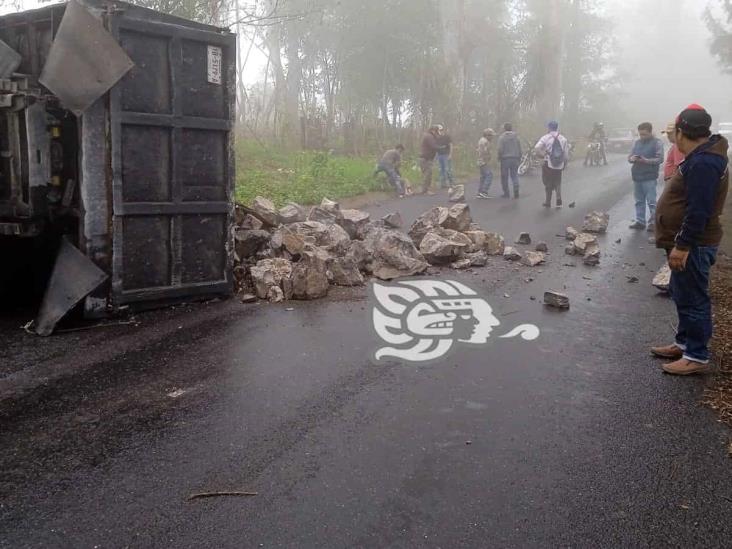 Fuerte choque y volcadura en la Fortín-Huatusco