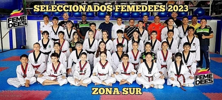Taekwondoínes de Coatzacoalcos representarán a México en Mundial Escolar