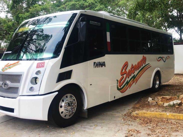 Activan nueva ruta de autobuses Coatzacoalcos-Tatahuicapan