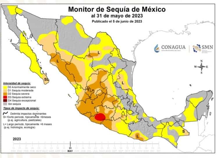 Tregua en Veracruz: Pánuco, único municipio con sequía moderada