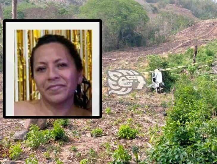 Acayuqueña reportada desaparecida murió en volcadura