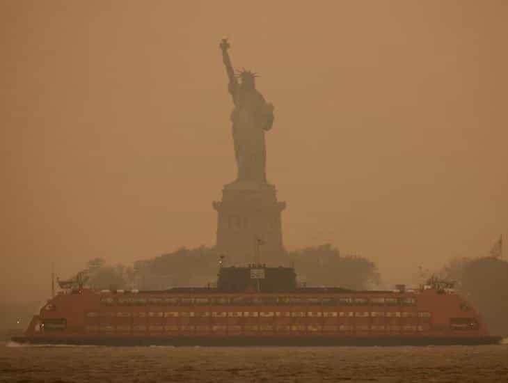 Regresa el uso de cubrebocas a Nueva York por humo de incendios en Canadá (+Vídeo)