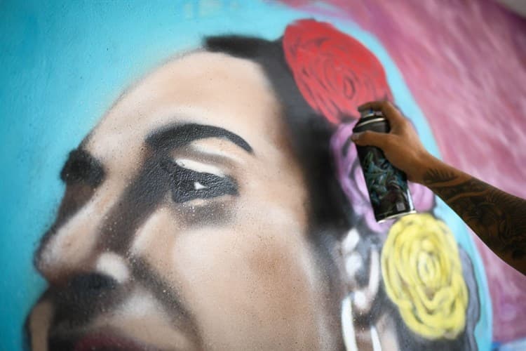 Con murales, buscan embellecer Centro Histórico de Veracruz