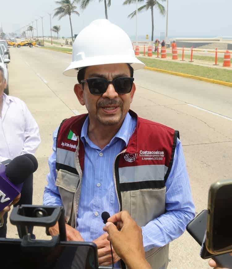 ¡Imponente! Malecón de Coatzacoalcos ya tiene asta monumental