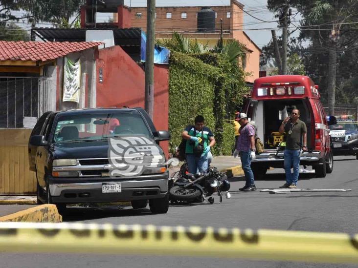 Se accidentan motociclistas en calles de Orizaba; hay un muerto (+Video)