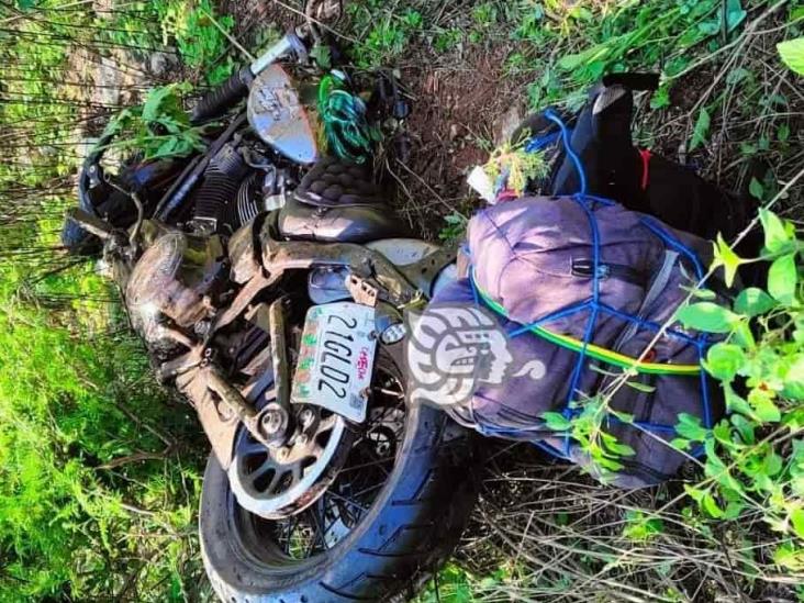 Se accidenta motociclista en las Cumbres de Acultzingo