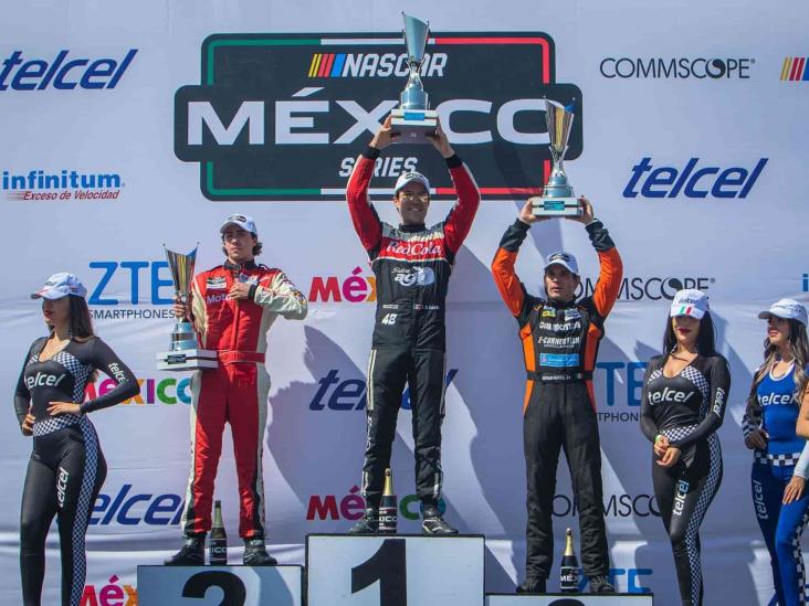 Salvador de Alba Jr. conquistó la 5ta. fecha de la NASCAR México Series