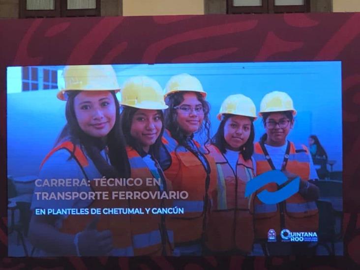 Conalep de Quintana Roo abre carrera técnica en Transporte Ferroviario