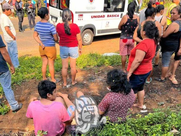 Volcadura de autobús en Catemaco deja más de 15 heridos
