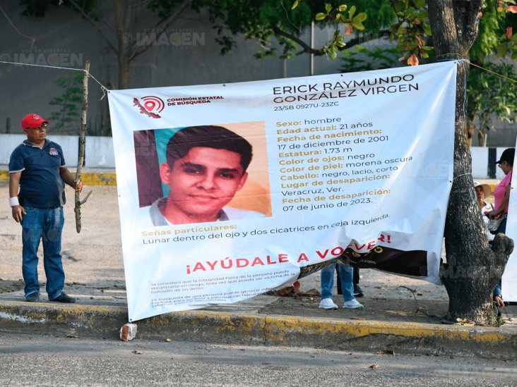 Se cumple una semana de la desaparición de Erick Raymundo en Veracruz