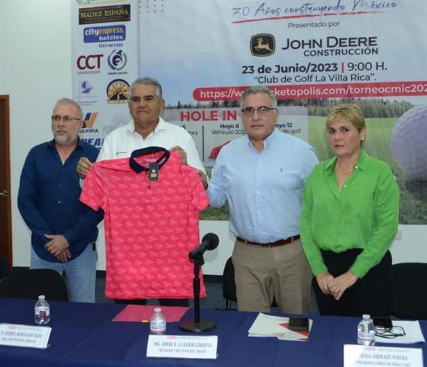 Anuncian primer Torneo Anual de Golf 2023 CMIC en Veracruz