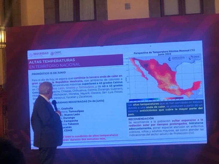 No hay pérdida de vidas por ola de calor en México, afirma López Obrador