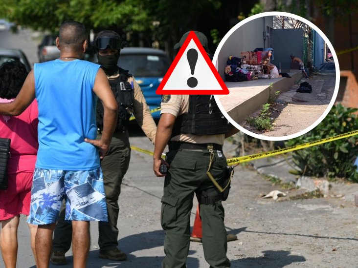 ¿Sería por calor? Mueren 2 hombres en calles de Veracruz
