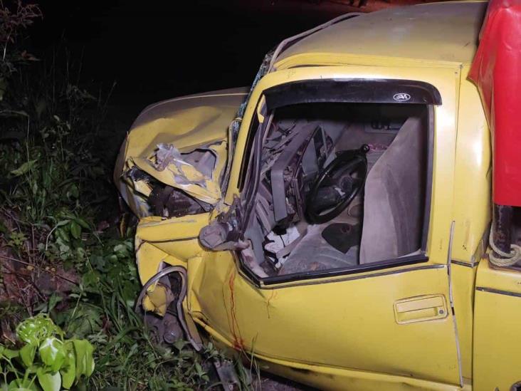 Aparatoso accidente en la carretera Tlapacoyan-Atzalan