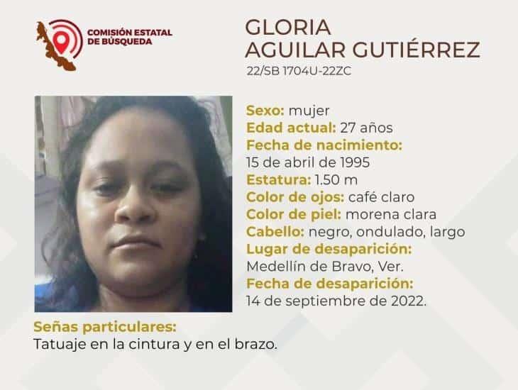 Continúa la búsqueda de Gloria Aguilar, desapareció hace 9 meses en Medellín de Bravo