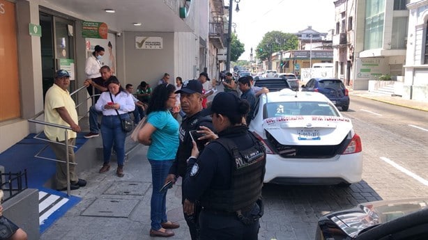 Muere mujer de la tercera edad en centro de Veracruz (+video)