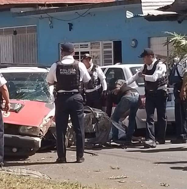 Gravemente herido, policía de Orizaba arrollado por taxista