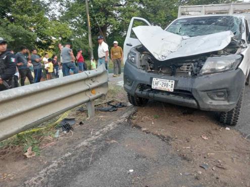 Accidente múltiple en carretera de los Tuxtla