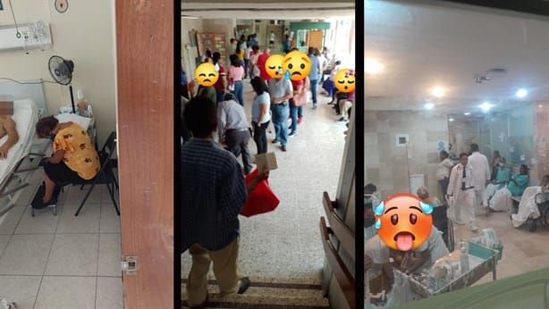 Calor agoniza a trabajadores y pacientes en el IMSS de Coatzacoalcos sin aire acondicionado