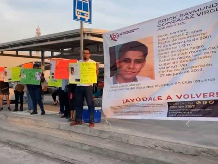 Siguen buscando a Erick Raymundo, estudiante desaparecido en Veracruz (+Video)