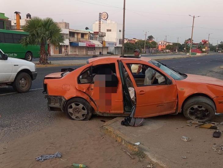 ¡Mortal accidente! Fuerte choque en Coatzacoalcos deja una mejor fallecida