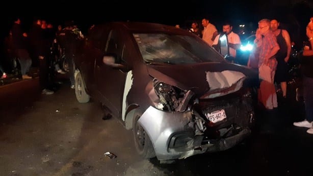 Múltiples accidentes se han registrado en la carretera estatal Veracruz-Soledad de Doblado