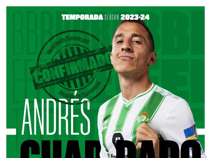 ¡Y aún está joven! Andrés Guardado seguirá en el Real Betis