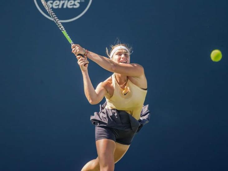 Sorprenden a tenista Aryna Sabalenka en Berlín