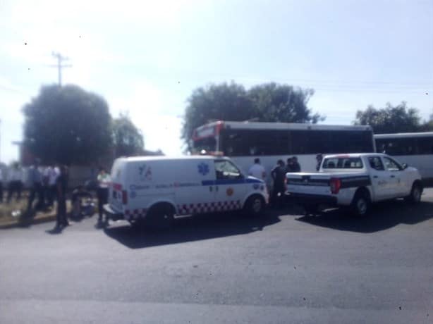 Autobús de Miradores del Mar arrolló a motociclista en bulevar Banderilla